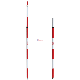 Muya G71011 2m Telescopic Aluminum Range Rod With Steel Pole Point & Tip