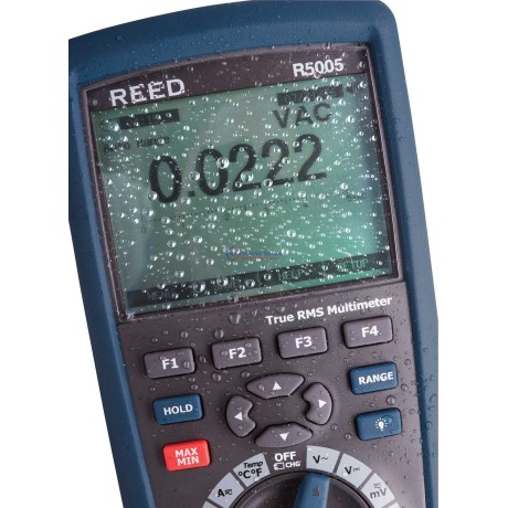 Reed R5005 Multimeter, Trms, 1000v Ac/Dc W/Temp, Data Logger Multimeters image