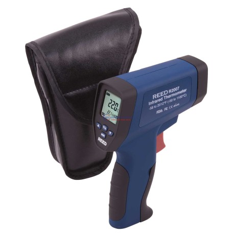 Reed R2007 IR Thermometer Dual Laser, 50:1, -58/2012F, -50/1100C  image