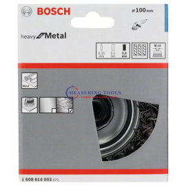 Bosch Wire Cup Brush 100 Mm, 0,8 Mm, M14