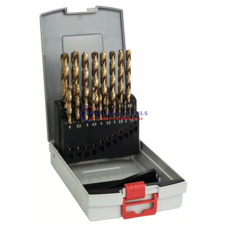 Bosch Probox HSS-TiN, 1-10 Mm (19pcs) Metal Drill Bits Probox HSS Metal drill bits image