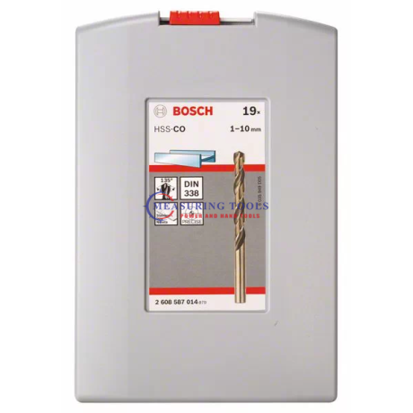 Bosch Probox HSS-Co, 1-10 Mm (19pcs) Metal Drill Bits Probox HSS Metal drill bits image