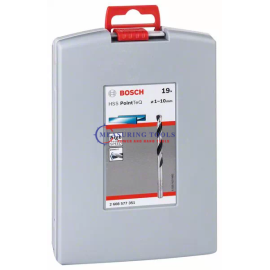 Bosch ProBox HSS PointTeQ 1-10 Mm (19Pcs) Metal Drill Bits