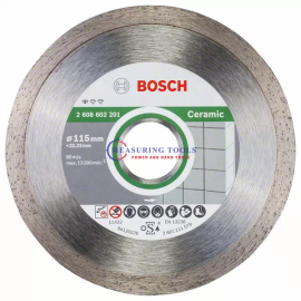 Bosch Professional For Ceramic 115 Mm X 22,23 Mm X 1,6 Mm Diamond Cutting Disc