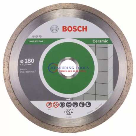 Bosch Professional For Ceramic 180 Mm X 22,23 Mm X 1,6 Mm Diamond Cutting Disc Professional Diamond cutting disc image