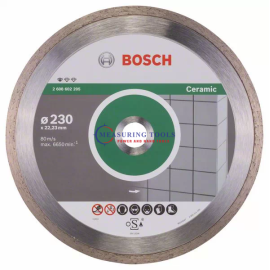 Bosch Professional For Ceramic 230 Mm X 22,23 Mm X 1,6 Mm Diamond Cutting Disc