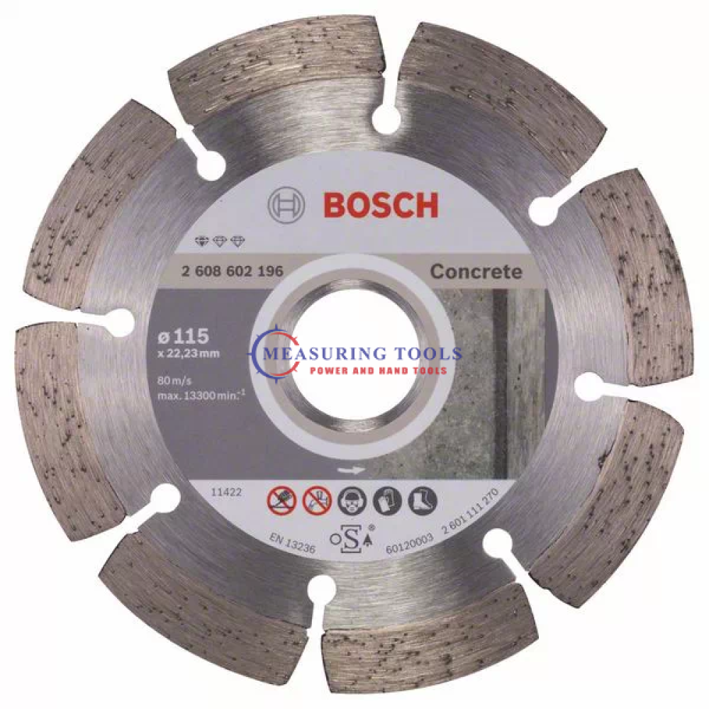 Bosch Professional For Concrete 115 Mm X 22,23 Mm X 1,6 Mm Diamond Cutting Disc Professional Diamond cutting disc image