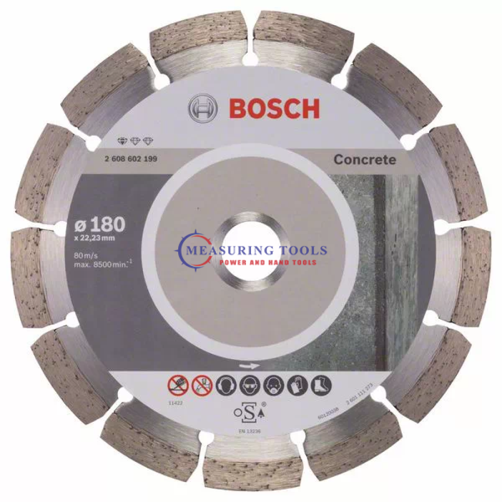 Bosch Professional For Concrete 180 Mm X 22,23 Mm X 2 Mm Diamond Cutting Disc Professional Diamond cutting disc image