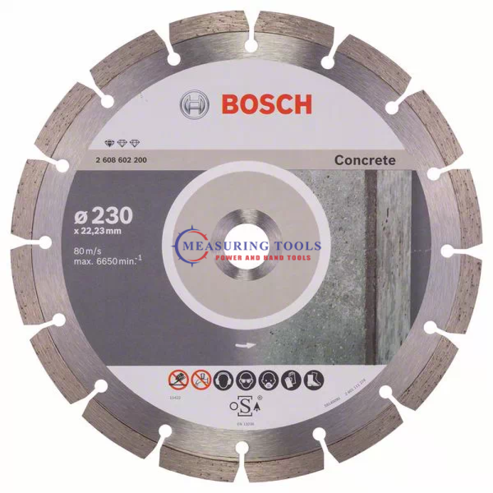 Bosch Professional For Concrete 230 Mm X 22,23 Mm X 2,3 Mm Diamond Cutting Disc Professional Diamond cutting disc image