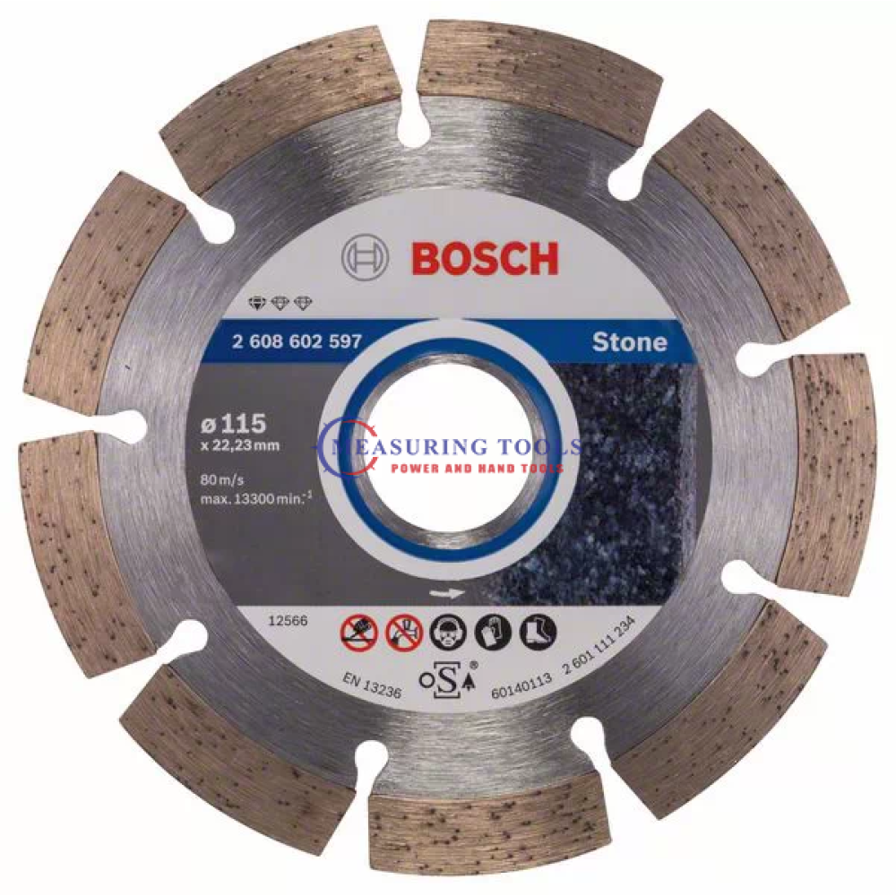 Bosch Professional For Stone 115 Mm X 22,23 Mm X 1,6 Mm Diamond Cutting Disc Professional Diamond cutting disc image