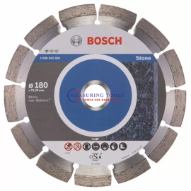 Bosch Professional For Stone 180 Mm X 22,23 Mm X 2 Mm Diamond Cutting Disc