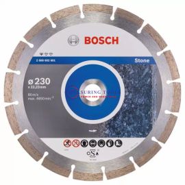 Bosch Professional For Stone 230 Mm X 22,23 Mm X 2,3 Mm Diamond Cutting Disc