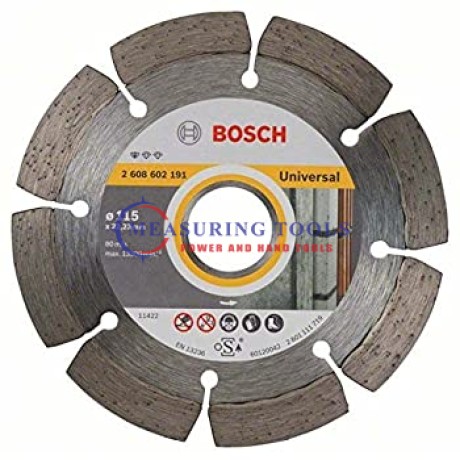 Bosch Professional For Universal 115 Mm X 22,23 Mm X 1,6 Mm Diamond Cutting Disc Professional Diamond cutting disc image
