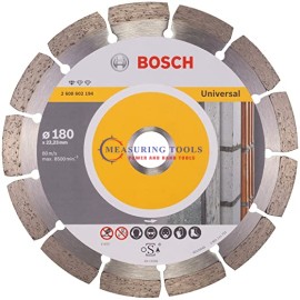 Bosch Professional For Universal 180 Mm X 22,23 Mm X 2 Mm Diamond Cutting Disc
