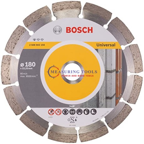 Bosch Professional For Universal 180 Mm X 22,23 Mm X 2 Mm Diamond Cutting Disc Professional Diamond cutting disc image