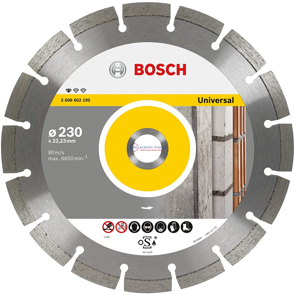 Bosch Professional For Universal 230 Mm X 22,23 Mm X 2,3 Mm Diamond Cutting Disc Professional Diamond cutting disc image
