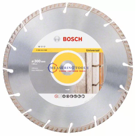 Bosch Professional For Universal 300 Mm X 20,00+25,40 Mm X 3,1 Mm Diamond Cutting Disc Professional Diamond cutting disc image