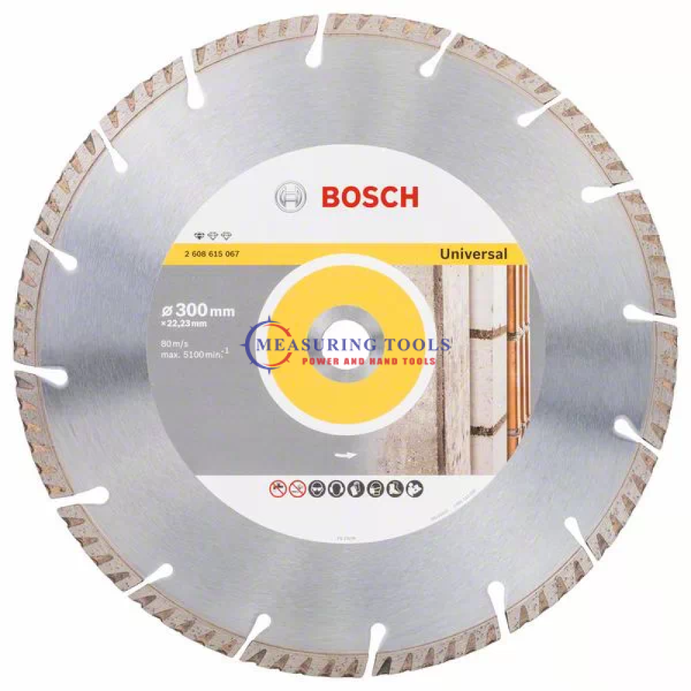 Bosch Professional For Universal 300 Mm X 22,23 Mm X 3,1 Mm Diamond Cutting Disc Professional Diamond cutting disc image