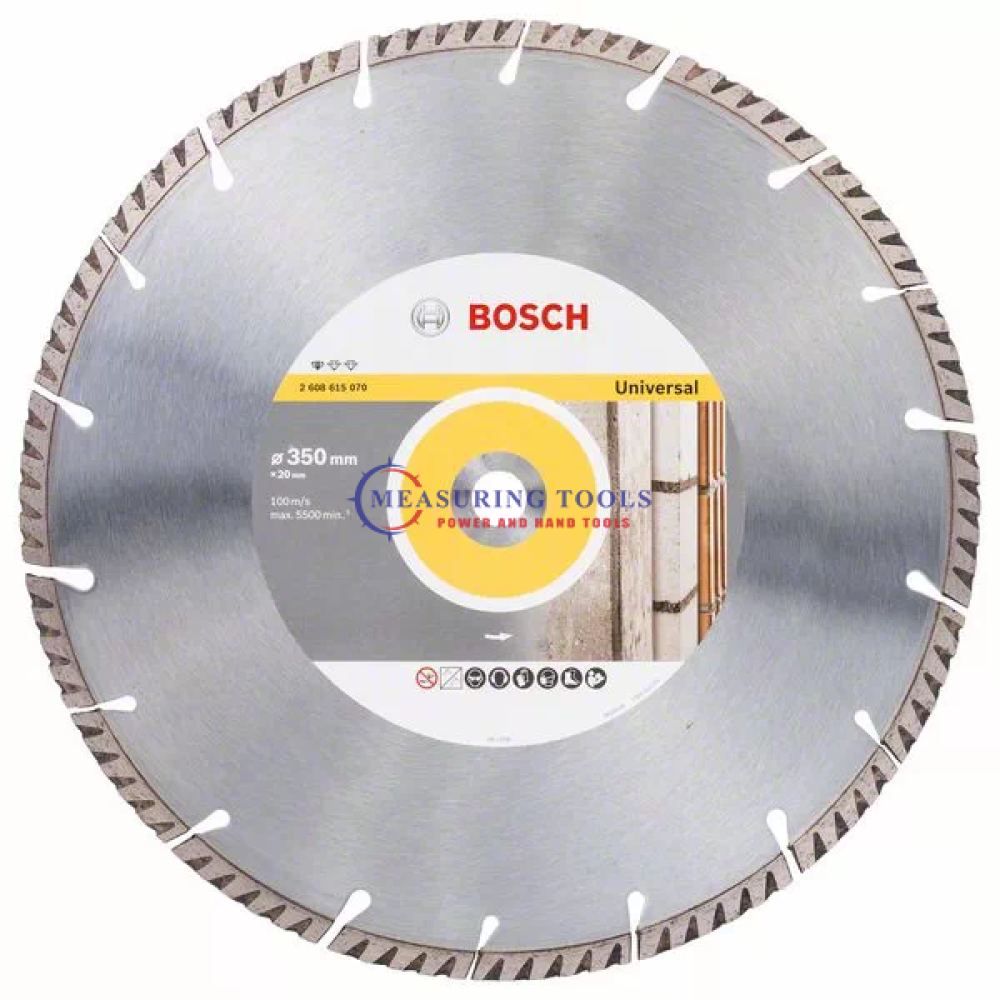 Bosch Professional For Universal 350 Mm X 20,00 Mm X 3,1 Mm Diamond Cutting Disc Professional Diamond cutting disc image