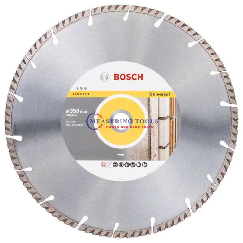 Bosch Professional For Universal 350 Mm X 25,40 Mm X 3,1 Mm Diamond Cutting Disc Professional Diamond cutting disc image