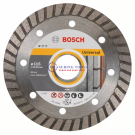 Bosch Professional For Universal Turbo 115 Mm X 22,23 Mm X 2 Mm Diamond Cutting Disc