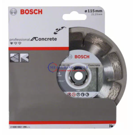 Bosch Professional For Concrete 115 Mm X 22,23 Mm X 1,6 Mm Diamond Cutting Disc