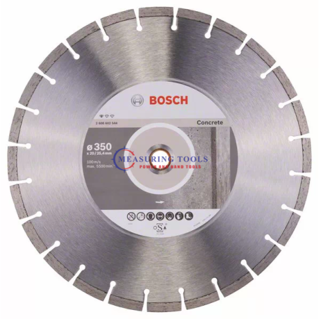 Bosch Professional For Concrete 350 Mm X 20,00+25,40 Mm X 2,8 Mm Diamond Cutting Disc Professional Diamond cutting disc image