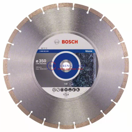 Bosch Professional For Stone 300 Mm X 20,00+25,40 Mm X 3,1 Mm Diamond Cutting Disc Professional Diamond cutting disc image