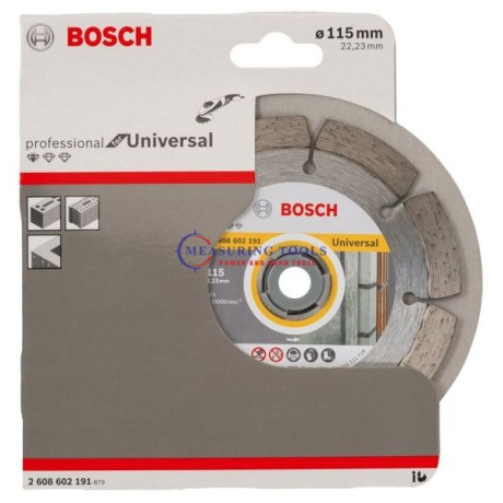 Bosch Professional For Universal 115 Mm X 22,23 Mm X 1,6 Mm Diamond Cutting Disc Professional Diamond cutting disc image