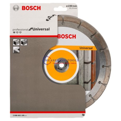 Bosch Professional For Universal 230 Mm X 22,23 Mm X 2,3 Mm Diamond Cutting Disc Professional Diamond cutting disc image