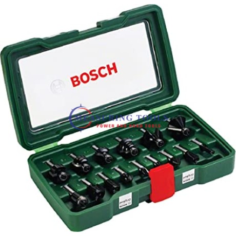 Bosch Routing 15pcs Routerbit Set (8mm) Routing bits image
