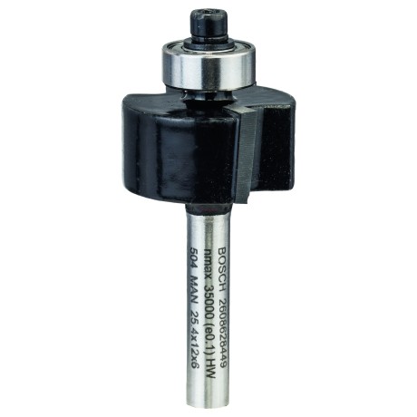 Bosch Routing Rabbeting Bit 6mm D25,4mm, L12,4mm, G54mm Routing bits image