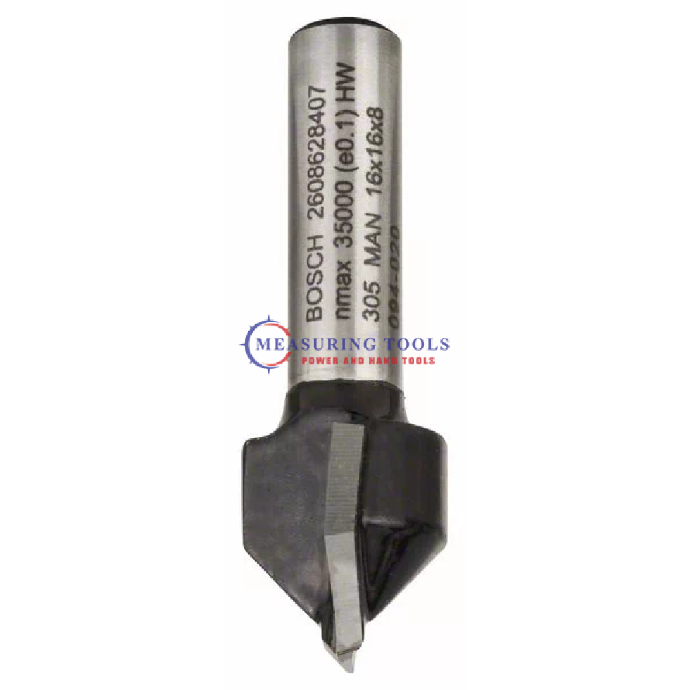 Bosch Routing V-groove Bits 8 Mm, D1 16 Mm, L 16 Mm, G 45 Mm, 90 Routing bits image