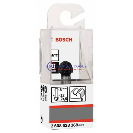 Bosch Routing Core Box Bits 8 Mm, R1 6 Mm, D 12 Mm, L 9,2 Mm, G 40 Mm Routing bits image