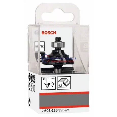 Bosch Routing Edge Forming Bits C 8 Mm, R1 4,8 Mm, B 9,5 Mm, L 14 Mm, G 57 Mm Routing bits image
