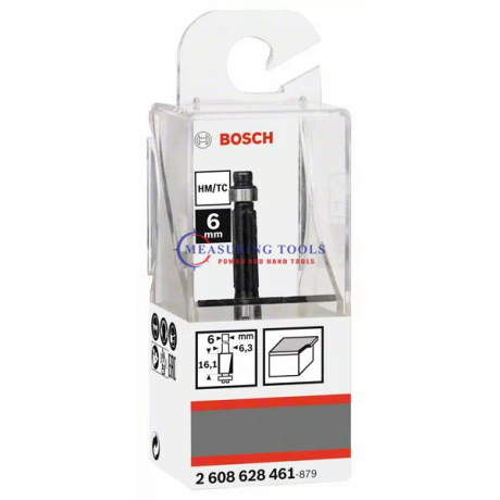 Bosch Routing Flush Trim Bit 6 Mm, D 6 Mm, L 16,2 Mm, G 54 Mm Routing bits image