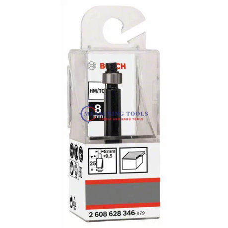 Bosch Routing Laminate Trim Bits 8 Mm, D1 9,5 Mm, L 25,4 Mm, G 68 Mm Routing bits image