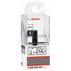 Bosch Routing Straight Bit 6 Mm, D1 10 Mm, L 19,6 Mm, G 51 Mm