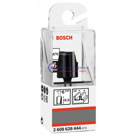 Bosch Routing Straight Bit 6 Mm, D1 19 Mm, L 19,5 Mm, G 51 Mm Routing bits image
