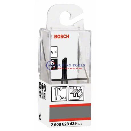 Bosch Routing Straight Bit 6 Mm, D1 5 Mm, L 12,4 Mm, G 51 Mm Routing bits image