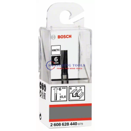 Bosch Routing Straight Bit 6 Mm, D1 6 Mm, L 15,7 Mm, G 48 Mm