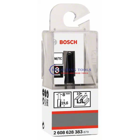 Bosch Routing Straight Bits 8 Mm, D1 10 Mm, L 20 Mm, G 51 Mm Routing bits image
