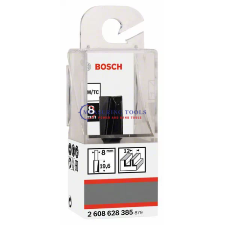 Bosch Routing Straight Bits 8 Mm, D1 12 Mm, L 20 Mm, G 51 Mm Routing bits image
