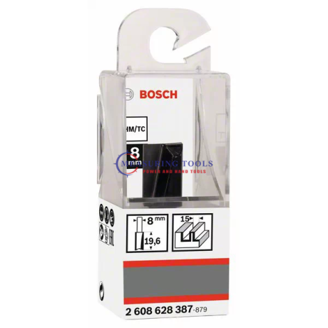 Bosch Routing Straight Bits 8 Mm, D1 15 Mm, L 20 Mm, G 51 Mm Routing bits image