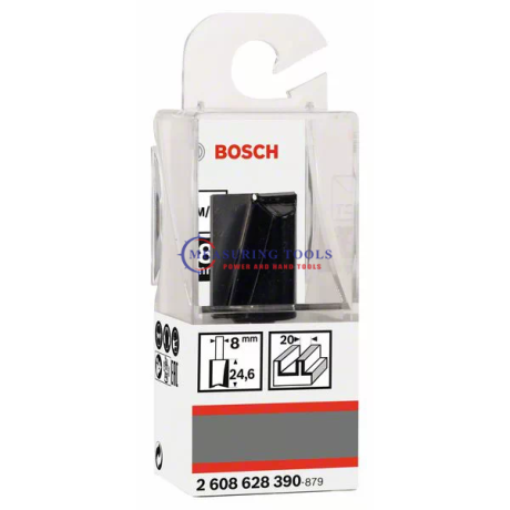 Bosch Routing Straight Bits 8 Mm, D1 20 Mm, L 25 Mm, G 56 Mm Routing bits image