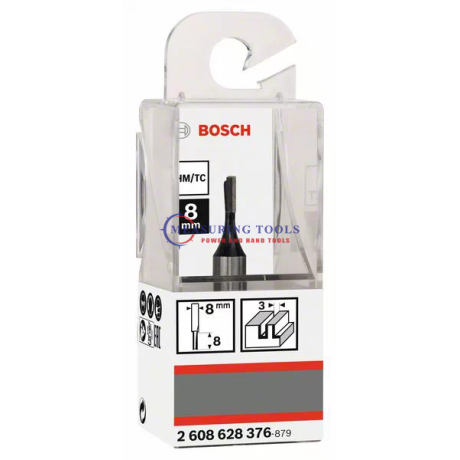 Bosch Routing Straight Bits 8 Mm, D1 3 Mm, L 8 Mm, G 51 Mm Routing bits image