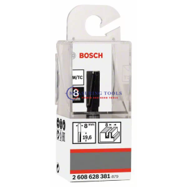 Bosch Routing Straight Bits 8 Mm, D1 8 Mm, L 20 Mm, G 51 Mm