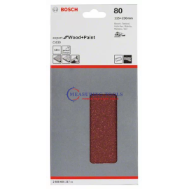 Bosch Velcro Sanding Sheet Expert For Wood 115 X 230, 80 (10pcs)