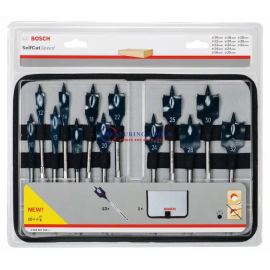 Bosch 13-piece Set 10; 12; 13; 14; 16; 18; 20; 22; 24; 25; 28; 30; 32 Mm Wood Drill Bits