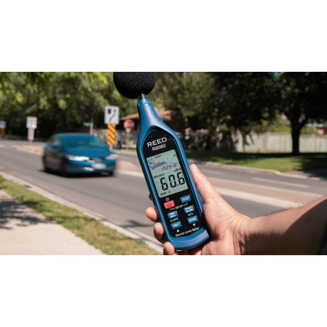 Reed R8080 Sound Level Meter, Bar graph, Data Logger Sound Level Meters image